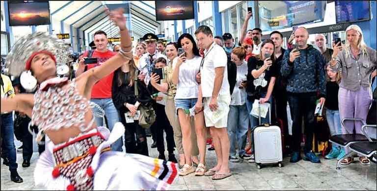 Sri Lanka marks arrival of over 100,000 Russian tourists via direct flights