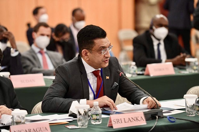 China to implement the Global Development Initiative with Sri Lanka.