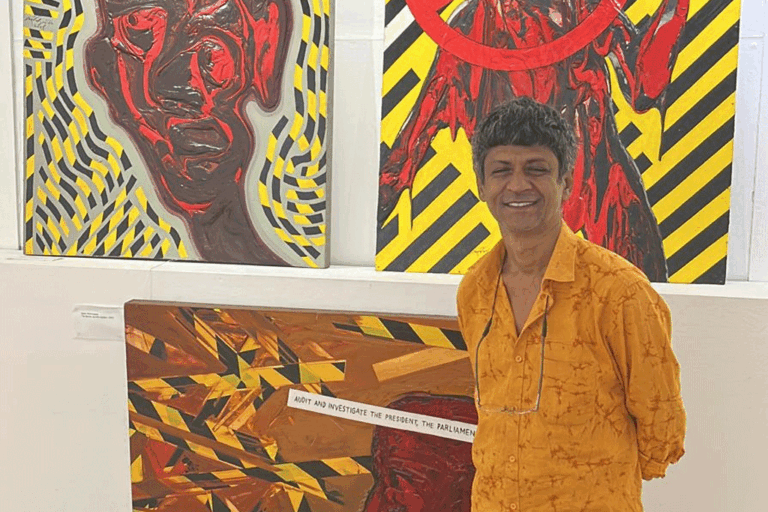 “Artful Struggle: Contemporary Art Sri Lanka” by Sujith Rathnayake in London