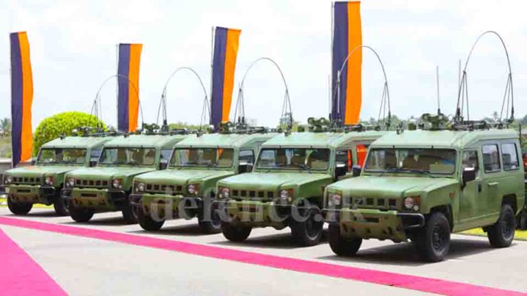 China donates state-of-the-art military communication vehicles to SL