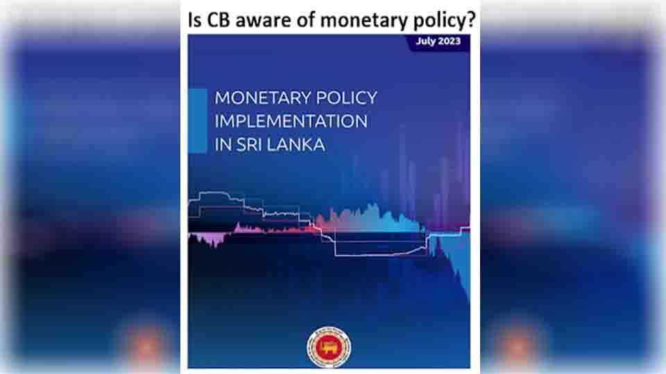 Central Bank Booklet "Monetary Policy Implementation In Sri Lanka ...