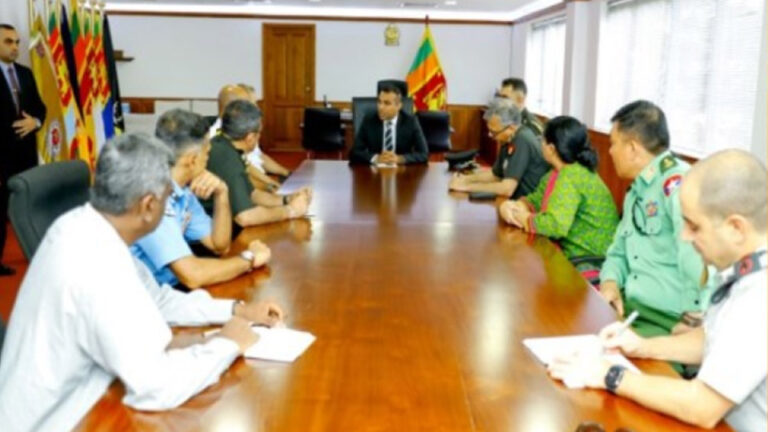 Indian NDC delegation meets SL Defence State Minister