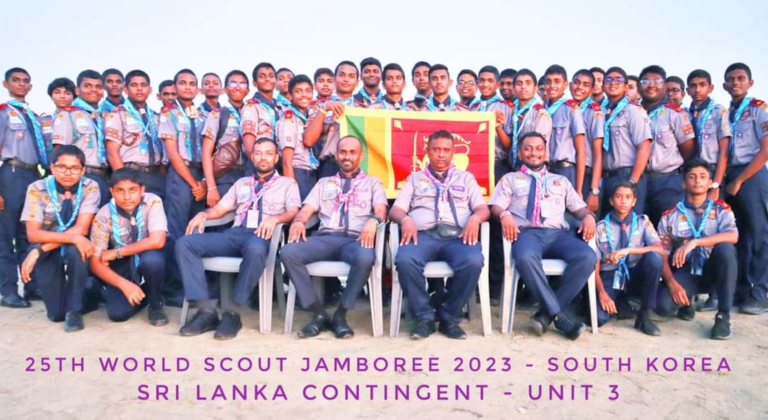 Sri Lankan Scout Contingent Safely Evacuated as Typhoon Khanun Approaches World Scout Jamboree