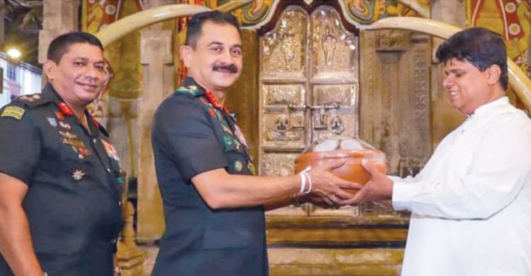 Army Commander Donates Over 15,000 kg of Copra for Esala Perahera in Kandy