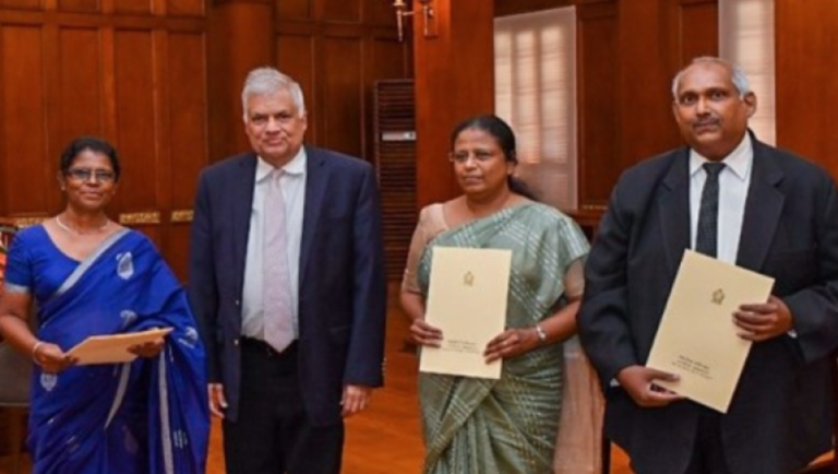 Three new President’s Counsels accept appointments from the President