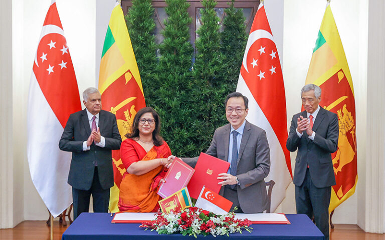 Sri Lanka and Singapore explore avenues to strengthen economic solidarity