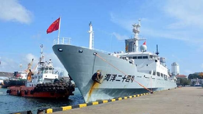 Sri Lanka allows Chinese warship, navigates Indian concerns