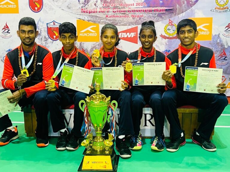 Seven more gold medals for Sri Lanka in Nepal