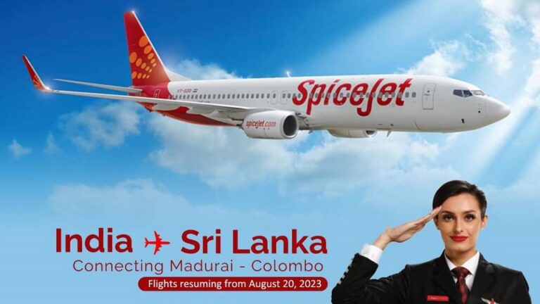 India’s ‘FlySpiceJet’ resumes operations to SL