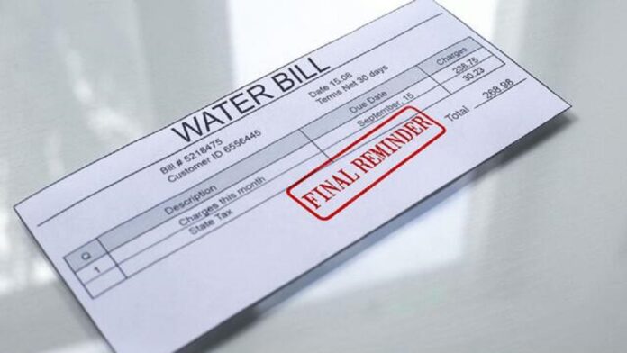 water bill