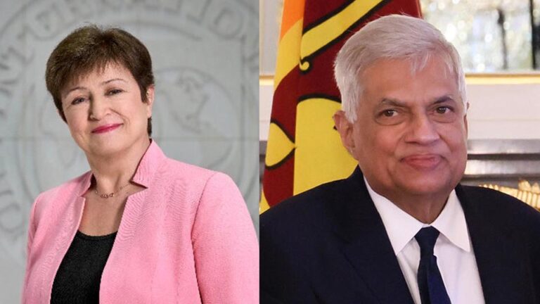 IMF Chief Georgieva meets with SL President Wickremesinghe