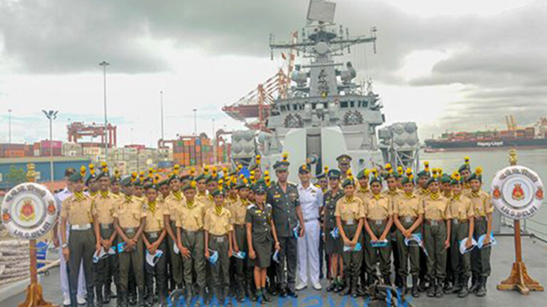 INS Delhi departs concluding official visit