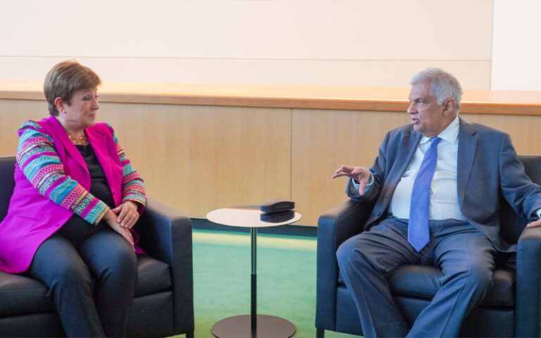 IMF Chief commends SL’s progress during meeting with President