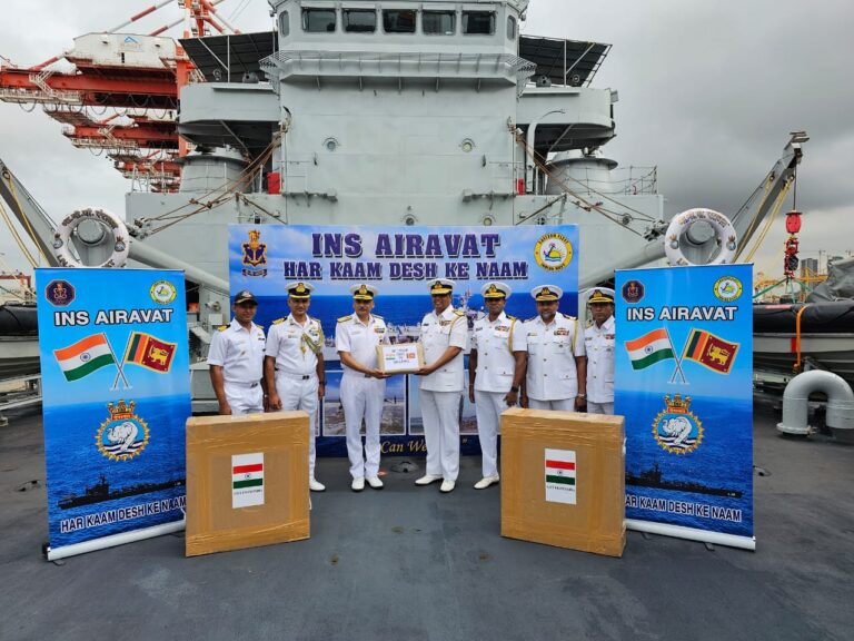 Indian Navy Ship Arrival in Colombo