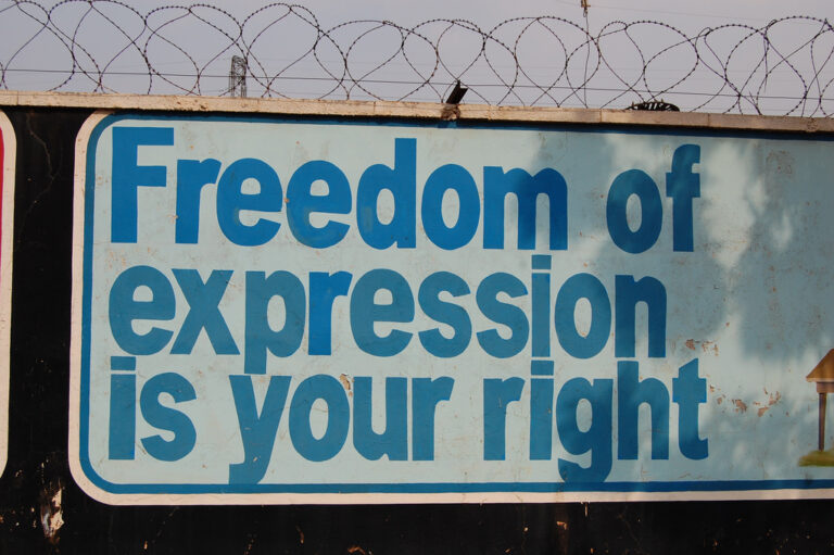 Condemning the heightening attack on free expression and democratic rights