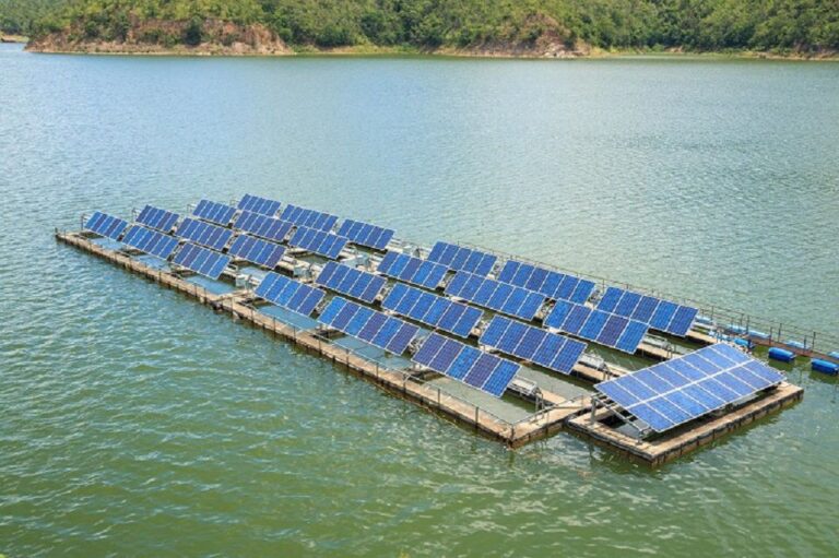 Sri Lanka embarks on floating solar power projects on water reservoirs.