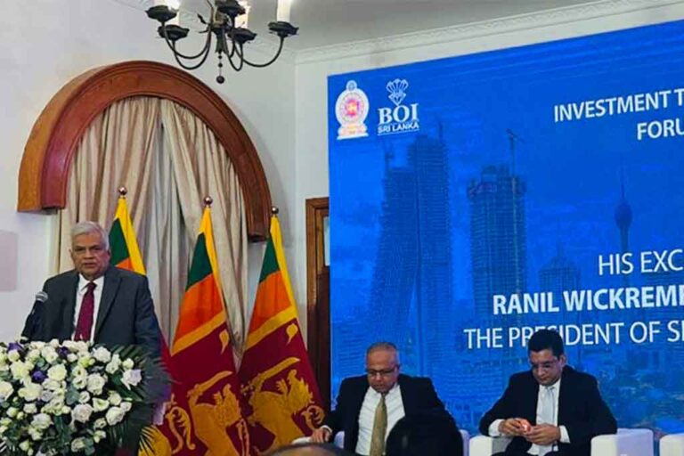 President urges Beijing to invest in Sri Lanka
