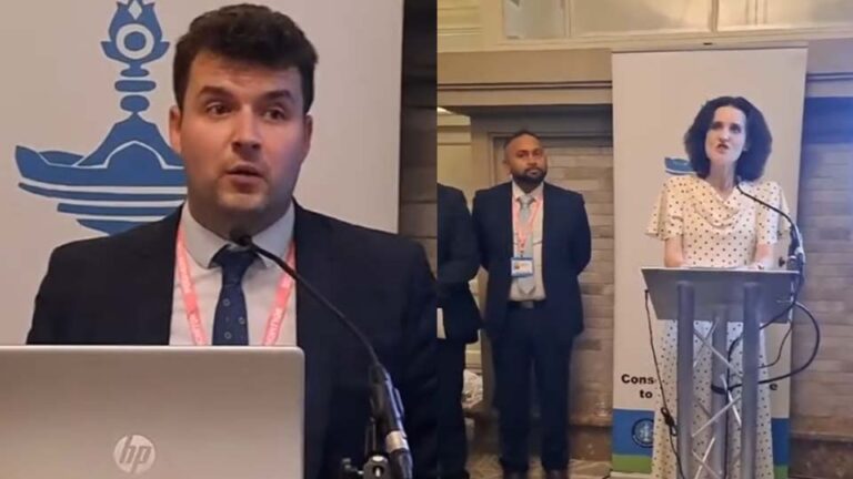 TNPF leader speaks at British Tamil Conservatives Conference