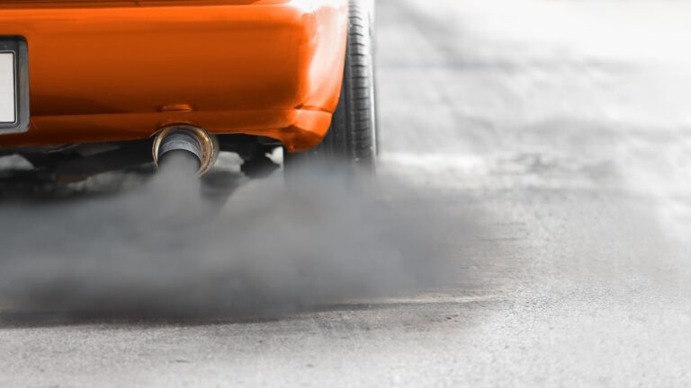 Vehicles emitting black smoke in trouble