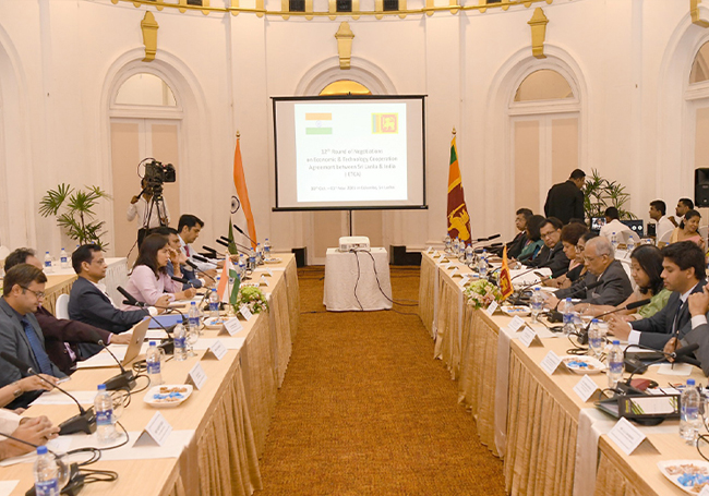 India and Sri Lanka resume ETCA negotiations.