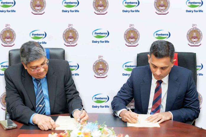 Fonterra partners with Wayamba University for Dairy Sector modernisation