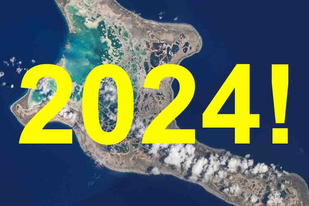 Kiritimati Island makes history as the first global locale to