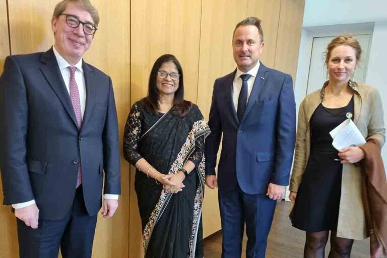 Luxembourg Foreign Ministry bids farewell to Ambassador Asirwatham