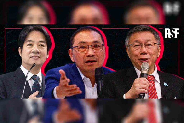 Taiwan’s general elections: RSF urges candidates to strengthen the country’s media sector against disinformation