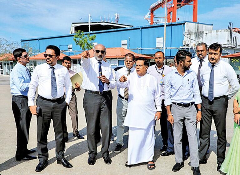 Bandaranaike quay transforms to a passenger terminal for cruise ships.
