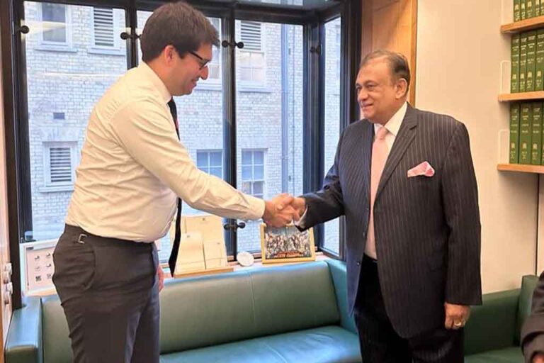 SL High Commissioner to UK Bogollagama meets Conservative MP Jayawardena