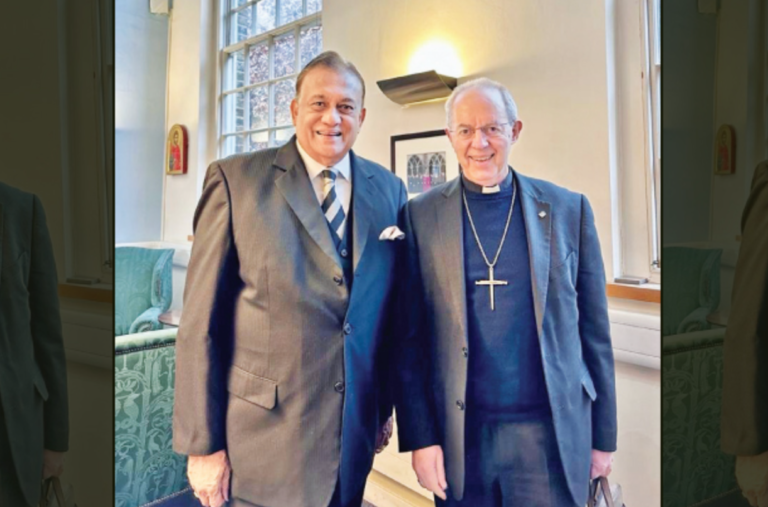 Sri Lankan High Commissioner Meets Archbishop of Canterbury for Historic Discussions