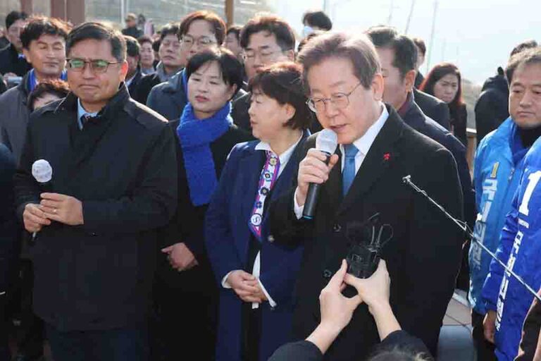 South Korea’s Opposition Leader Lee Jae-myung stabbed in neck during visit to Busan