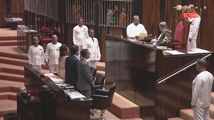 Jagath Priyankara sworn in as MP following Sanath Nishantha’s passing