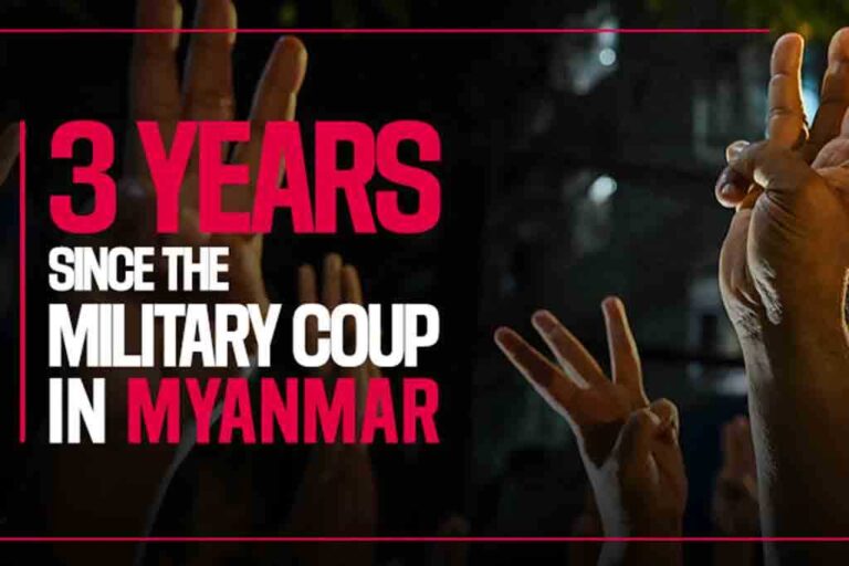 Myanmar: Three years in power, three years of ruthless repression: The junta steps up terror against journalists