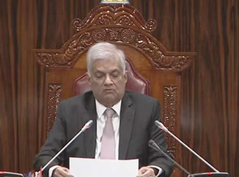 President Wickremesinghe Pledges Tax Relief and Economic Stabilization in Government’s Policy Statement