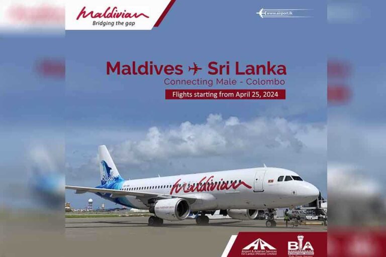 Maldivian Airlines expands service: Introducing new flight route to Colombo