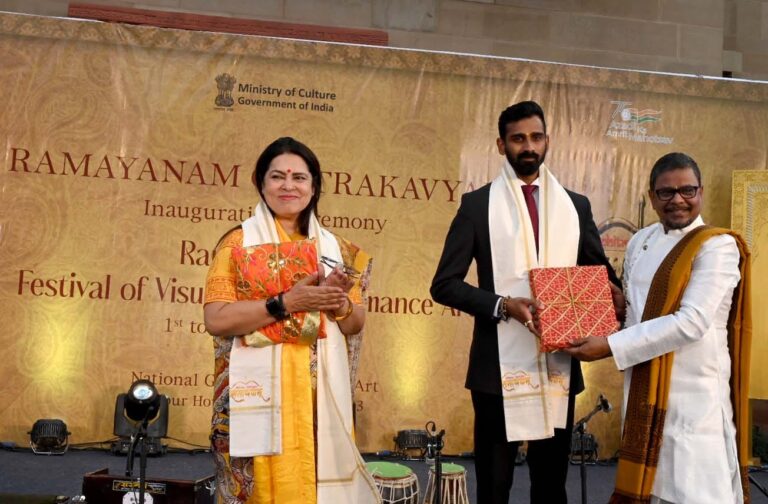 Minister Jeevan Thondaman inaugurates ‘Ramayanam Chitrakavyam’ exhibition in New Delhi