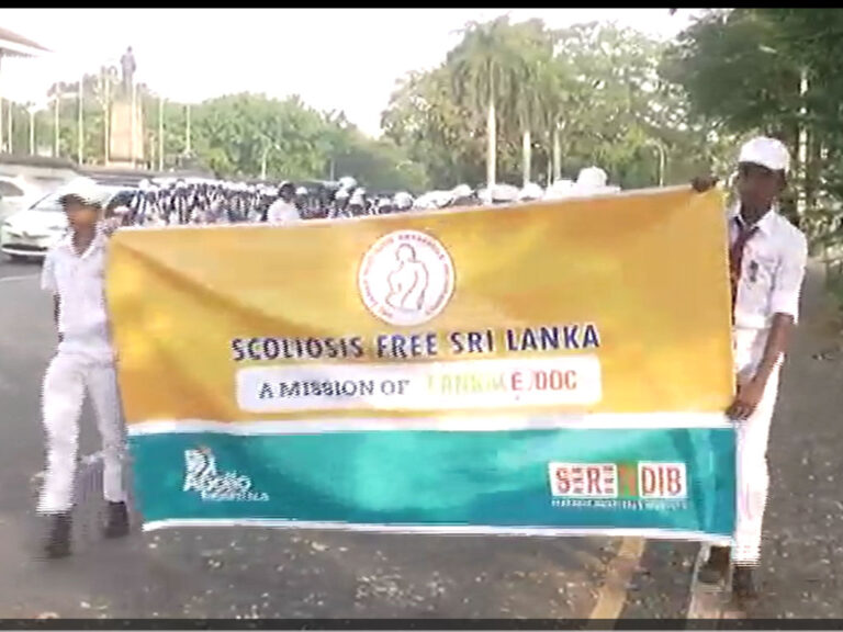 VIDEO: Colombo hosts public awareness walk on childhood Scoliosis