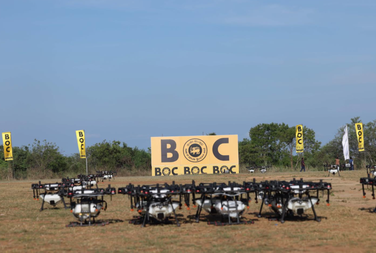 Sri Lanka revolutionlises agriculture sector  implementing BoC aided drone project 