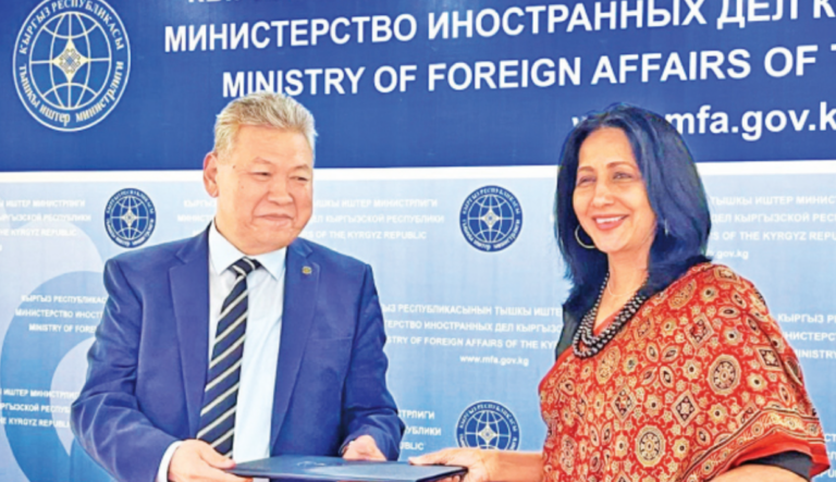 Sri Lanka and Kyrgyz Republic Launch Bilateral Talks to Enhance Cooperation