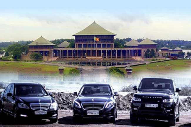 Three former Sri Lanka Presidents default leases of over 60 super luxury vehicles