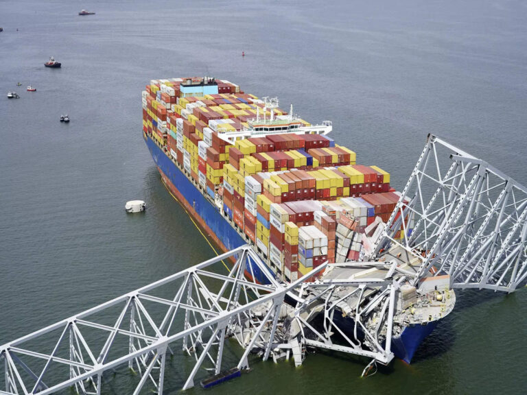 Only one out of. 57 containers in cargo ship for Colombo from Baltimore port.