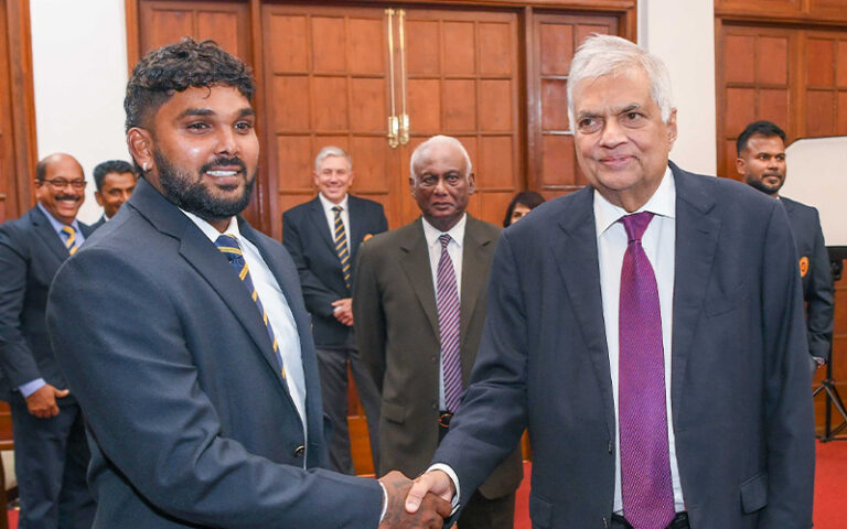 President sends best wishes to SL Cricket Team for T20 World Cup, honours Rugby champions