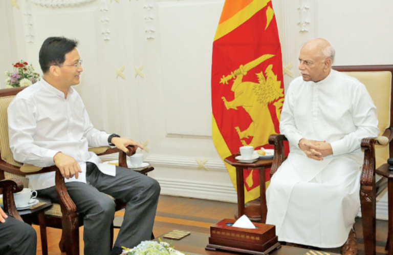 Chinese Ambassador Discusses Bilateral Cooperation with Sri Lankan Prime Minister”