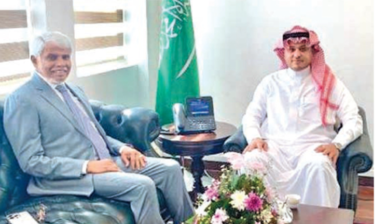 North West Province Governor  Meets with Saudi Ambassador Khalid bin Hamoud Al-Qahtani