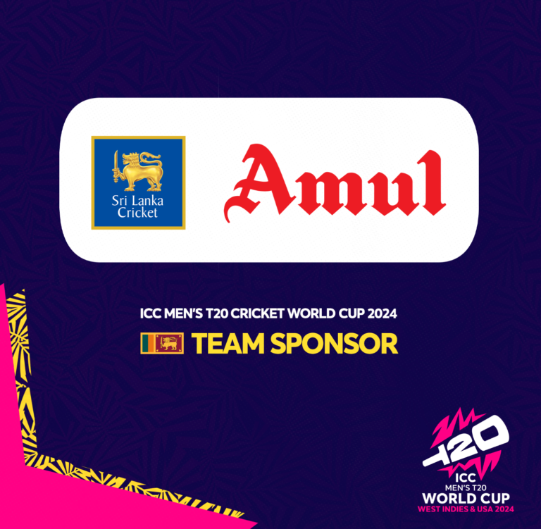 Amul Dairy Secures Official Sponsorship of Sri Lanka’s World Cup Cricket Team
