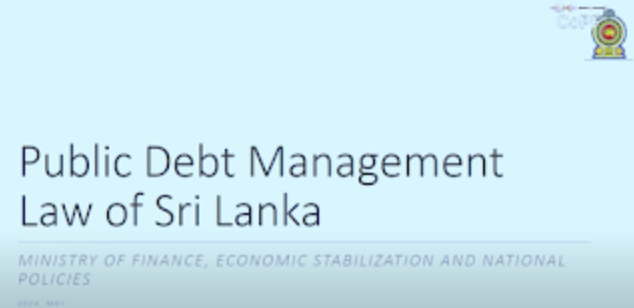 A new public debt law. A pillow cover change for headache? Punish those responsible for default?