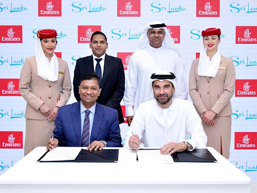 Sri Lanka and Emirates Airlines to promote the island as a tourist destination.