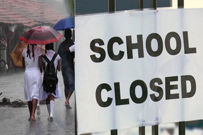 Multiple district school closures declared amidst disaster situation