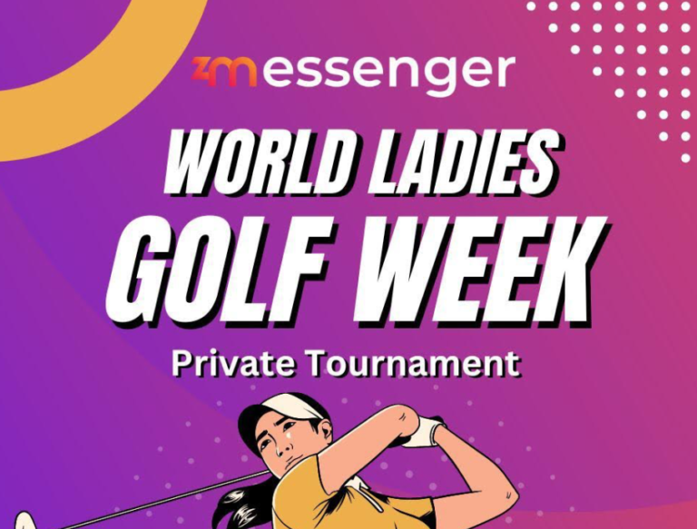 zMessenger Supports World Ladies Golf Week Tournament, Encouraging Women’s Empowerment Through Sport